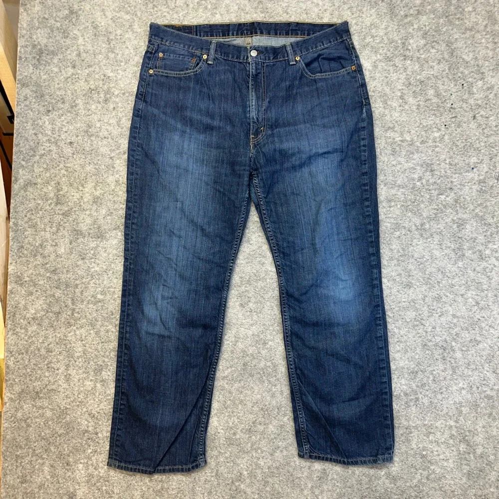 Lot of 3 Levi's 541 514 Straight Jeans Men's 40x30 Blue Denim Work Pants Bundle